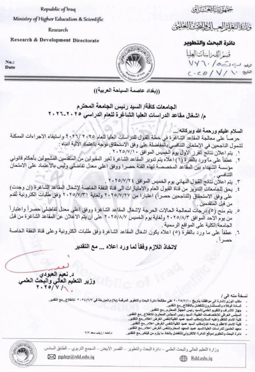 الدراسات العليا